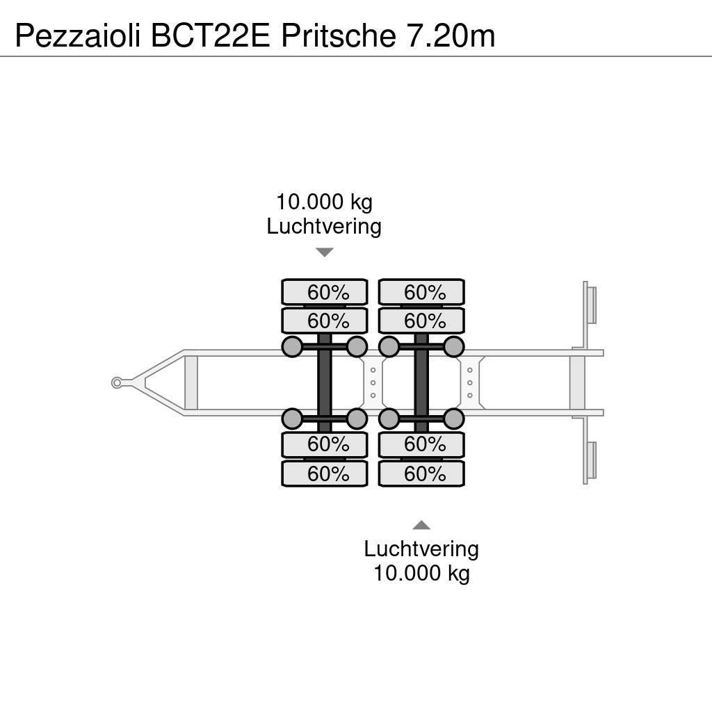 Pezzaioli BCT22E Pritsche 7.20m Flaksläp