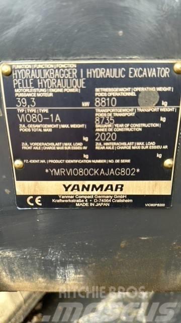 Yanmar Vio 80-1A Tilt Rotator Midigrävmaskiner 7t - 12t