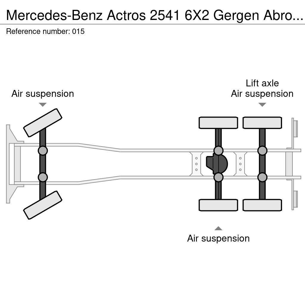 Mercedes-Benz Actros 2541 6X2 Gergen Abroll/Lenkachse/E5 EEV Lastväxlare/Krokbilar