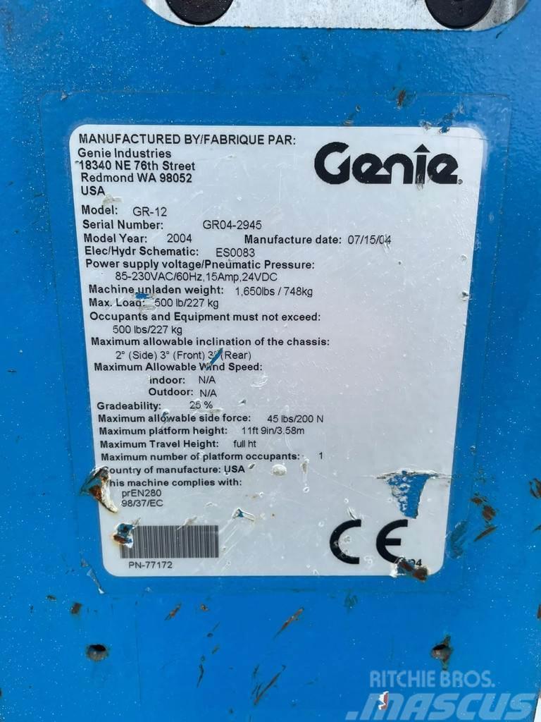 Genie GR-12 | 5.4 METER | 227 KG Övriga personliftar