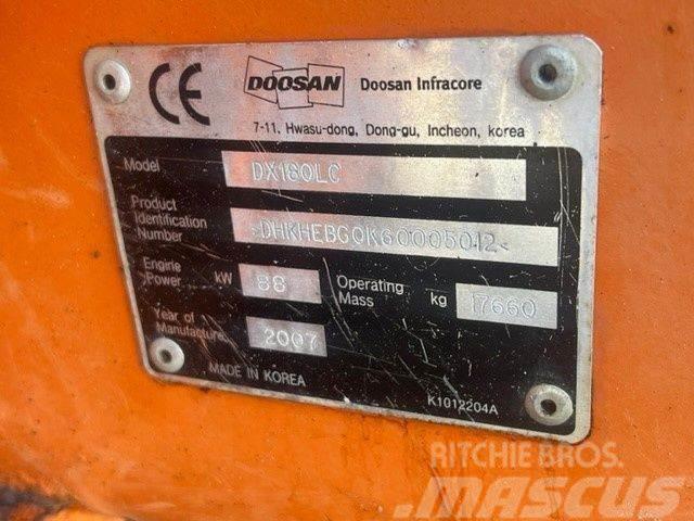 Doosan DX 180 LC Bandgrävare