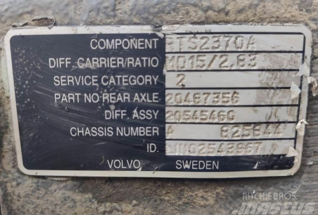 Volvo FH4 RTS2370A DRIVEN AXLE RAT 2.83 20487356, 205454 Hjulaxlar
