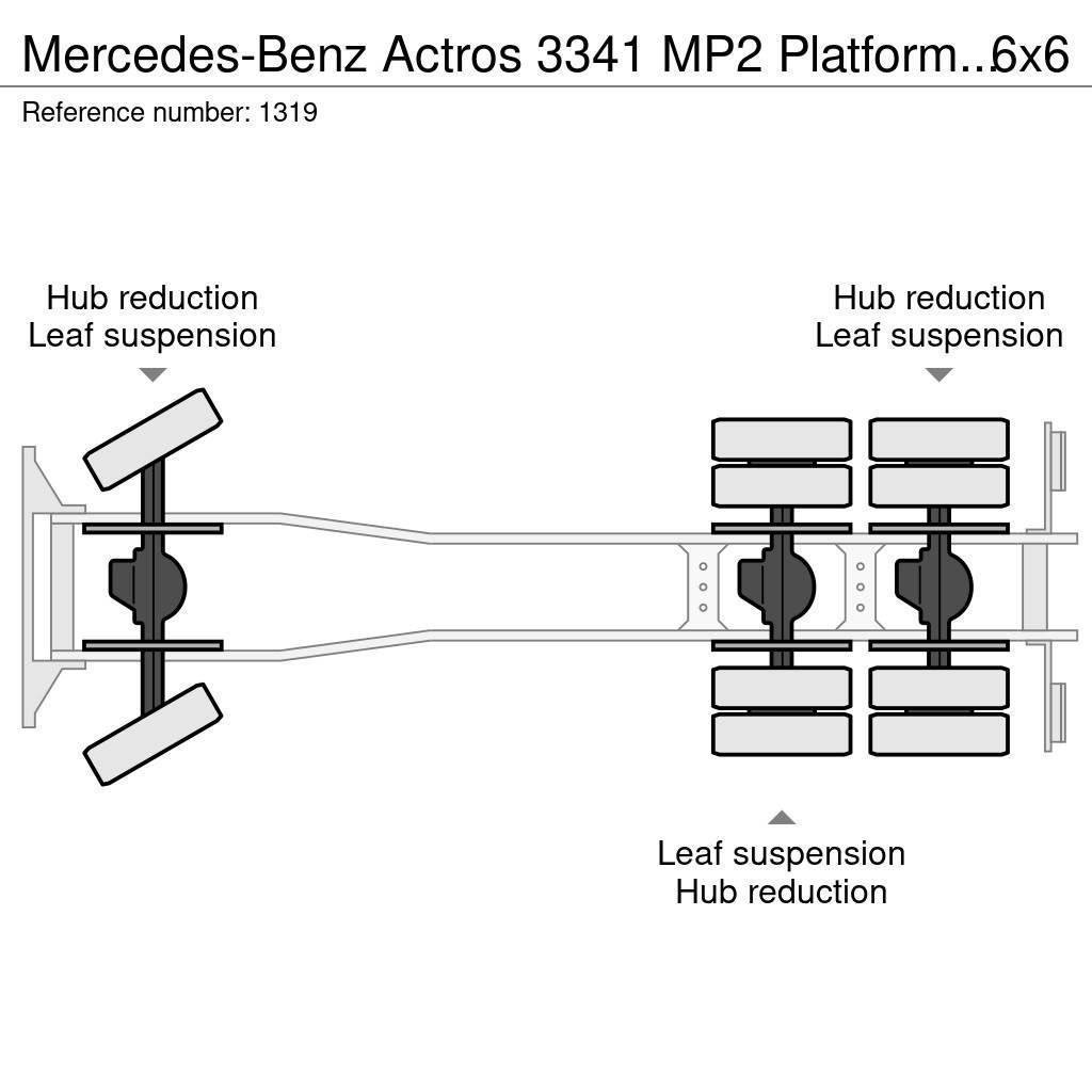 Mercedes-Benz Actros 3341 MP2 Platform Twistlocks for 20ft Conta Flakbilar