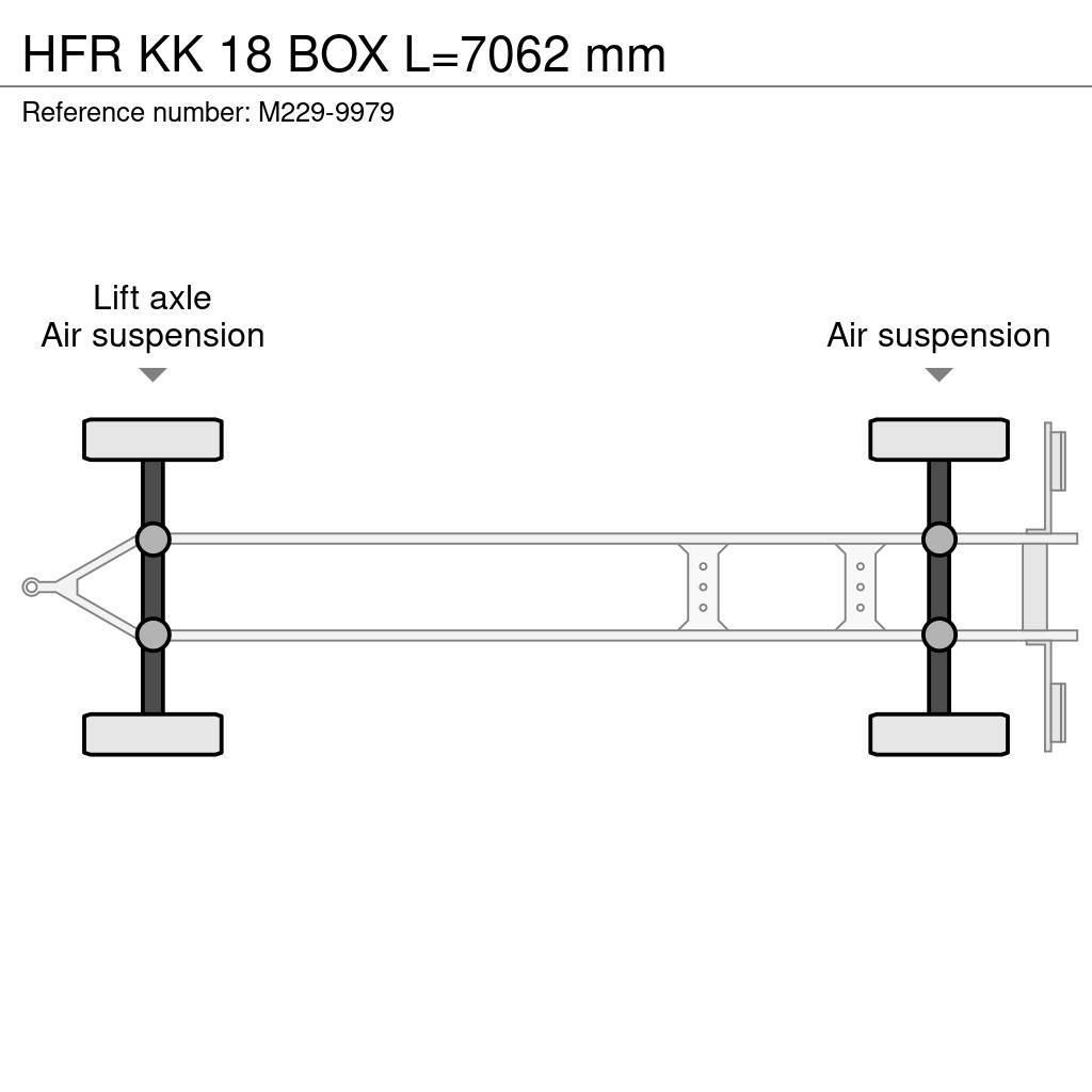 HFR KK 18 BOX L=7062 mm Skåpsläp