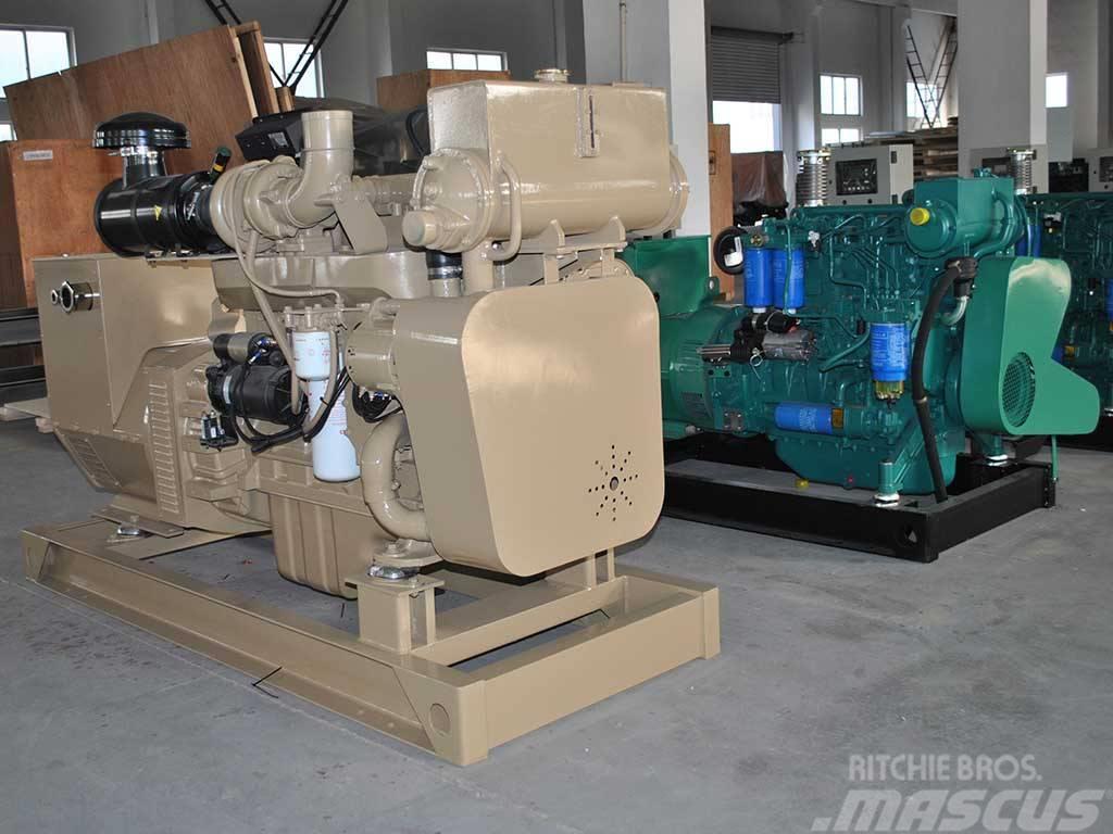 Cummins 100kw diesel generator motor for small pusher boat Marina motorenheter