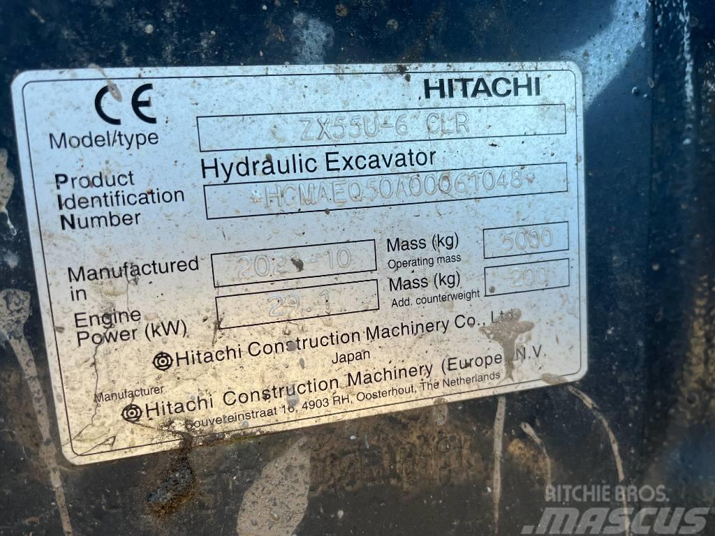 Hitachi ZX 55 Minigrävare < 7t