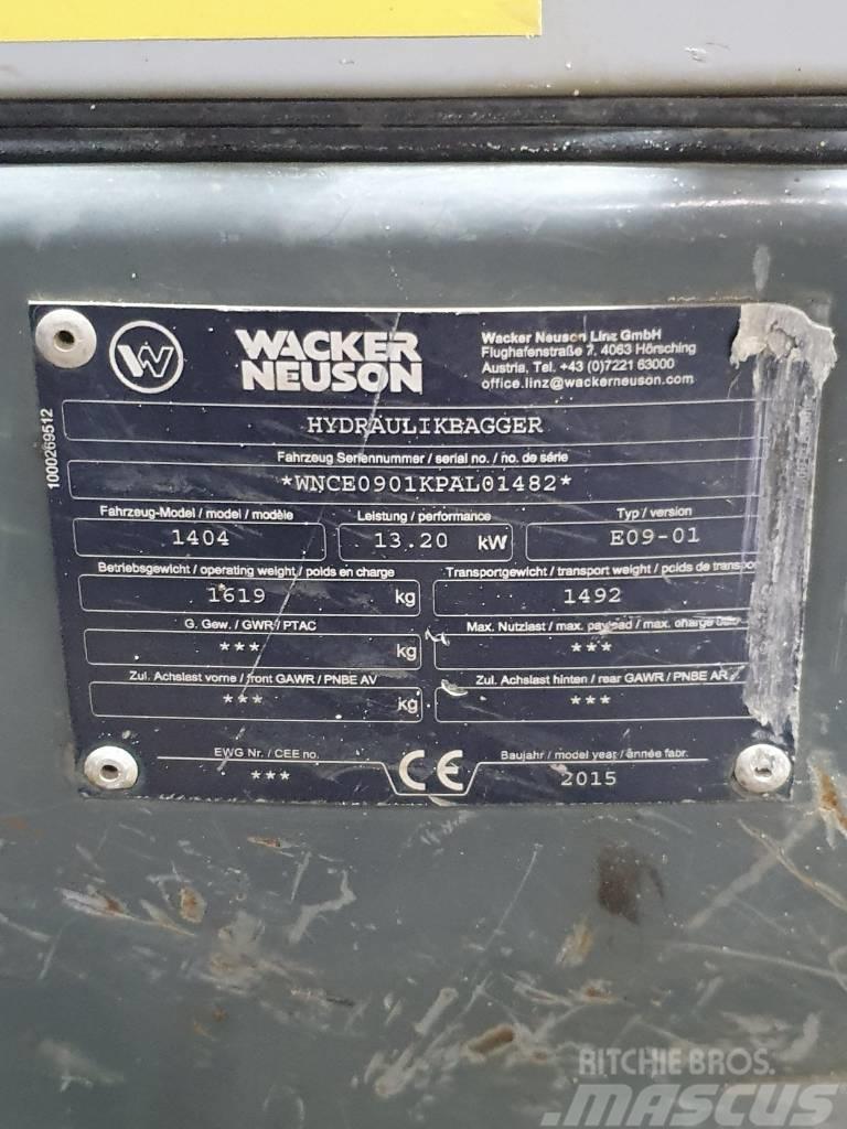 Wacker Neuson 1404 (E09-01) Minigrävare < 7t