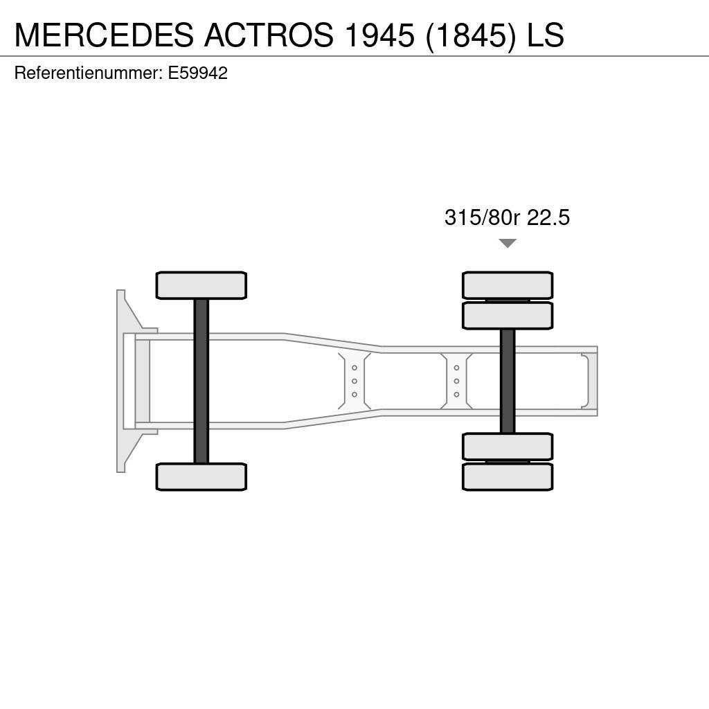 Mercedes-Benz ACTROS 1945 (1845) LS Dragbilar
