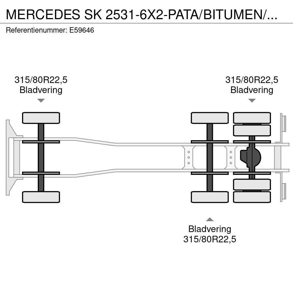 Mercedes-Benz SK 2531-6X2-PATA/BITUMEN/ASFALT/GOUDRON Tippbilar