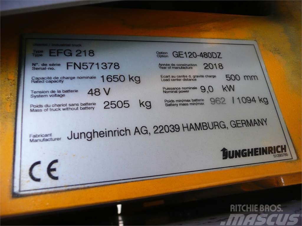 Jungheinrich EFG 218 480 DZ Elmotviktstruckar