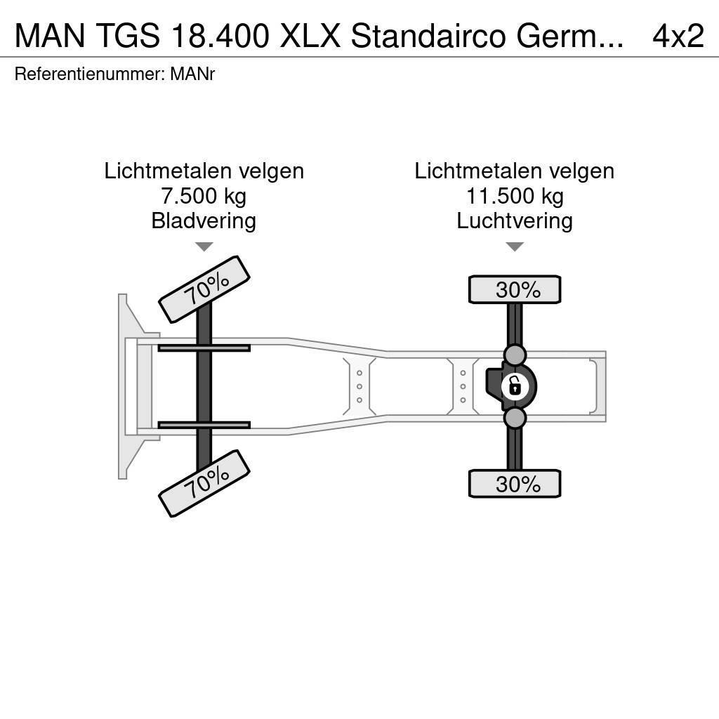 MAN TGS 18.400 XLX Standairco German truck Dragbilar