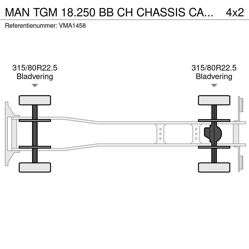 MAN TGM 18.250 BB CH CHASSIS CABIN RHD Chassier