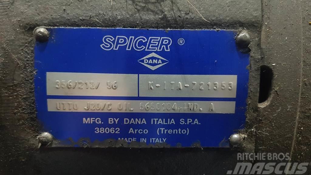 Spicer Dana 356/212/56 - Mecalac 714 MW - Axle Hjulaxlar