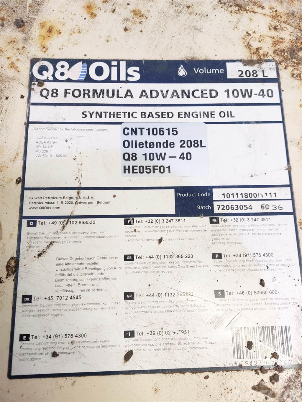  Oiletønde 208L Q8 10W-40 Synthetich Based Övrigt