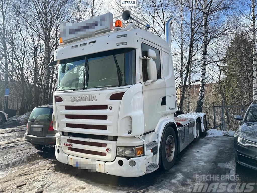 Scania R500 6x2 Truck w/ exhaust pipe. Dragbilar