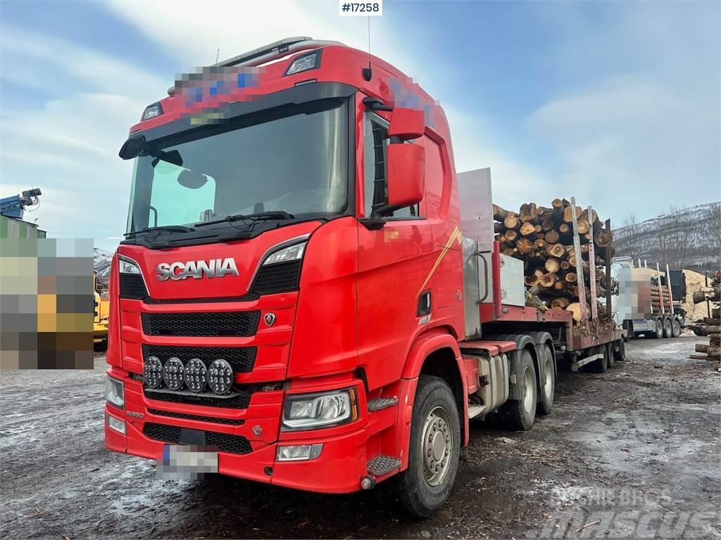Scania R650 6x4 Tractor w/ Istrail Trailer. WATCH VIDEO Dragbilar