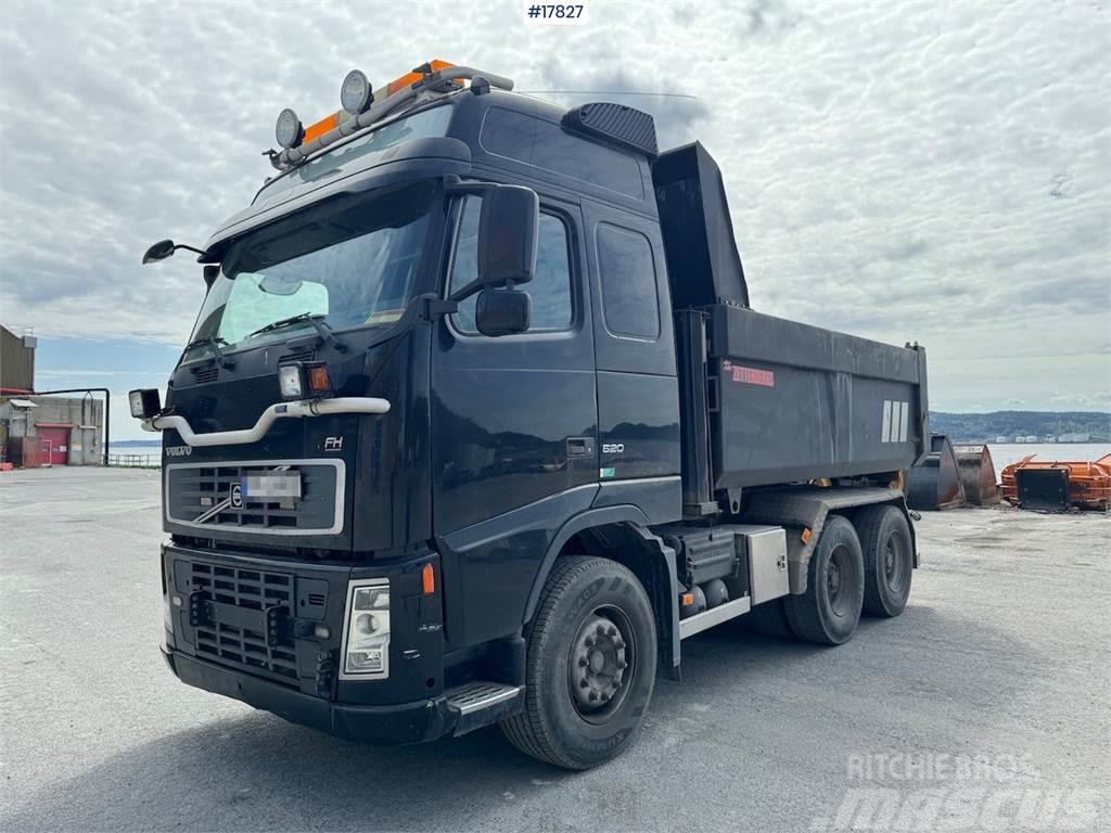 Volvo Fh 520 plow-rigged combi truck. Replaced gearbox a Tippbilar