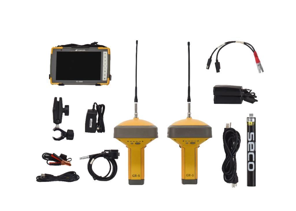 Topcon Dual GR-5+ UHF II GPS Kit w/ FC-5000 & Pocket-3D Övriga