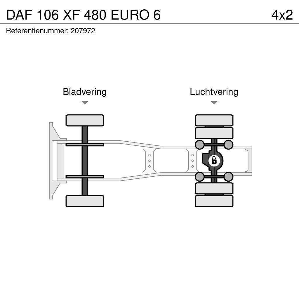 DAF 106 XF 480 EURO 6 Dragbilar
