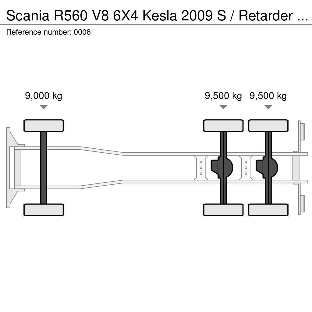 Scania R560 V8 6X4 Kesla 2009 S / Retarder / Euro 5 Timmerbilar