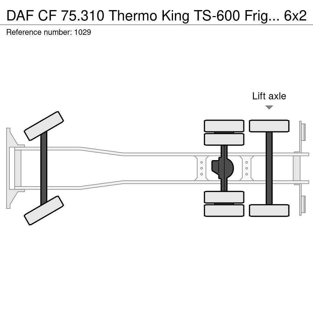 DAF CF 75.310 Thermo King TS-600 Frigo 6x2 Manuel Gear Skåpbilar Kyl/Frys/Värme