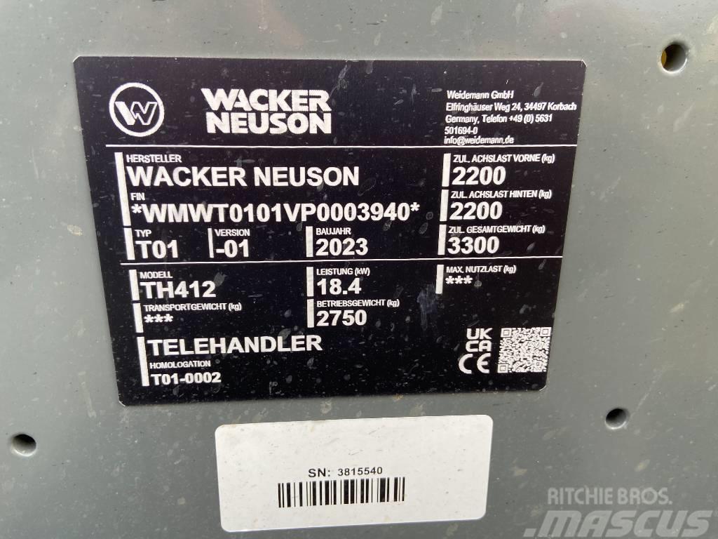 Wacker Neuson TH412 Teleskoplastare