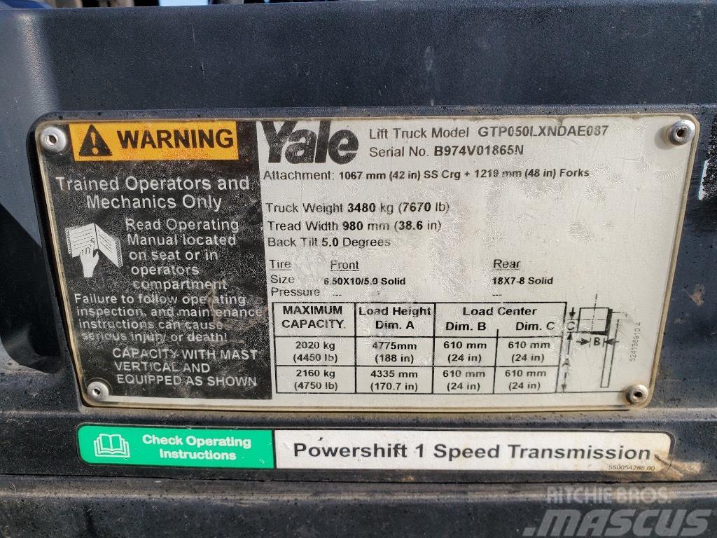 Yale GTP050 Övriga motviktstruckar