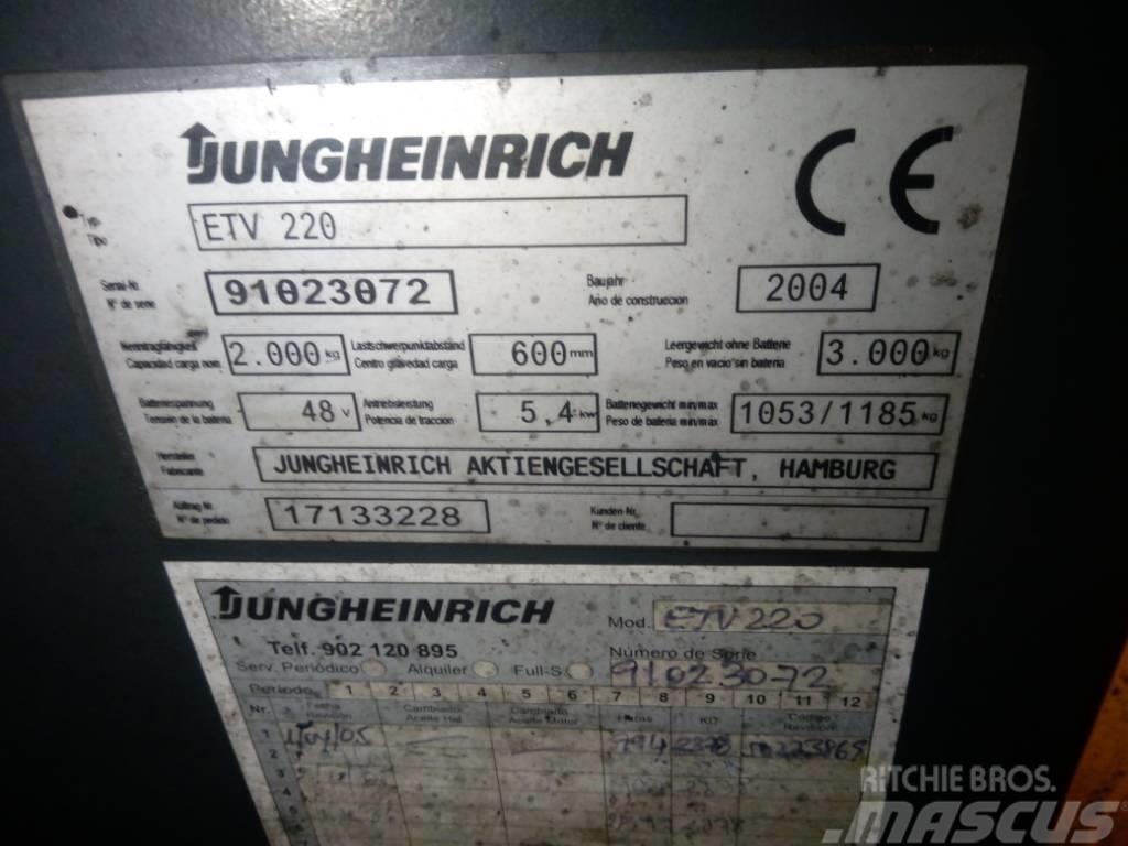 Jungheinrich ETV 220 Skjutstativtruck