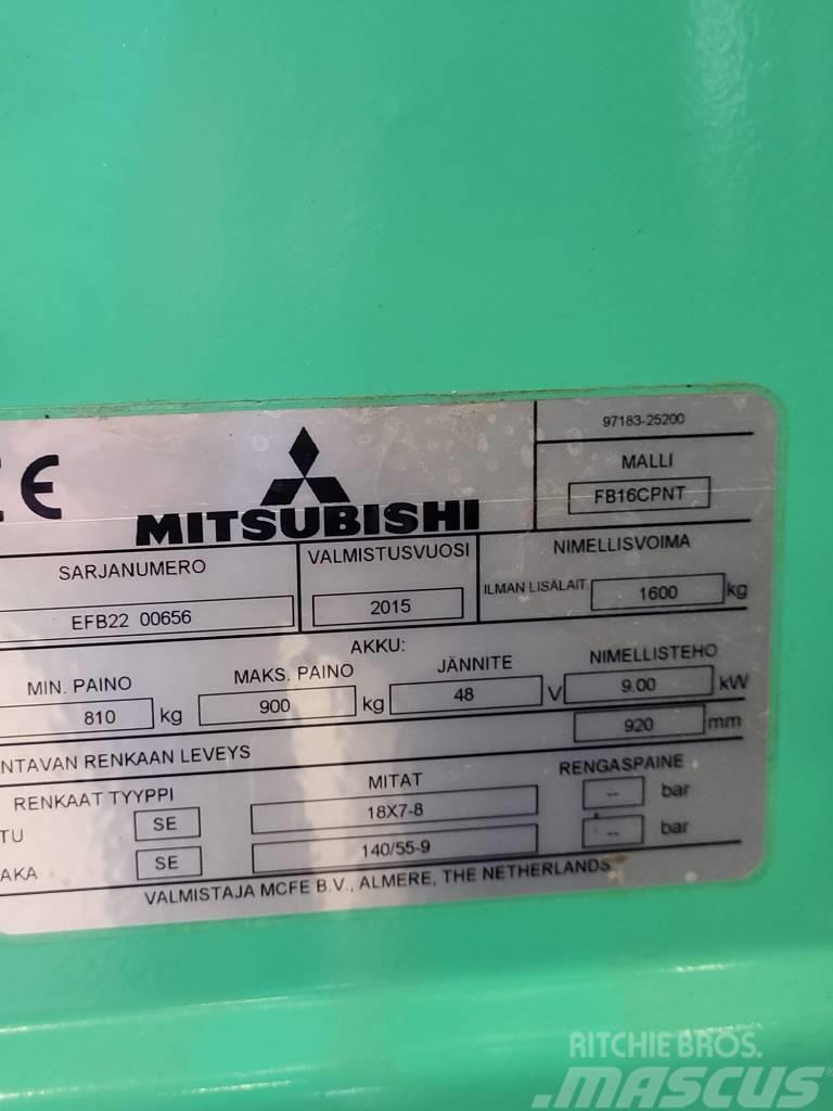 Mitsubishi FB16CPNT " Lappeenrannassa" Elmotviktstruckar
