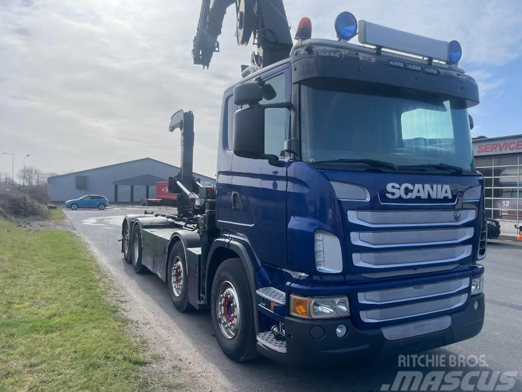Scania R480 8x2 Lastväxlare/Krokbilar