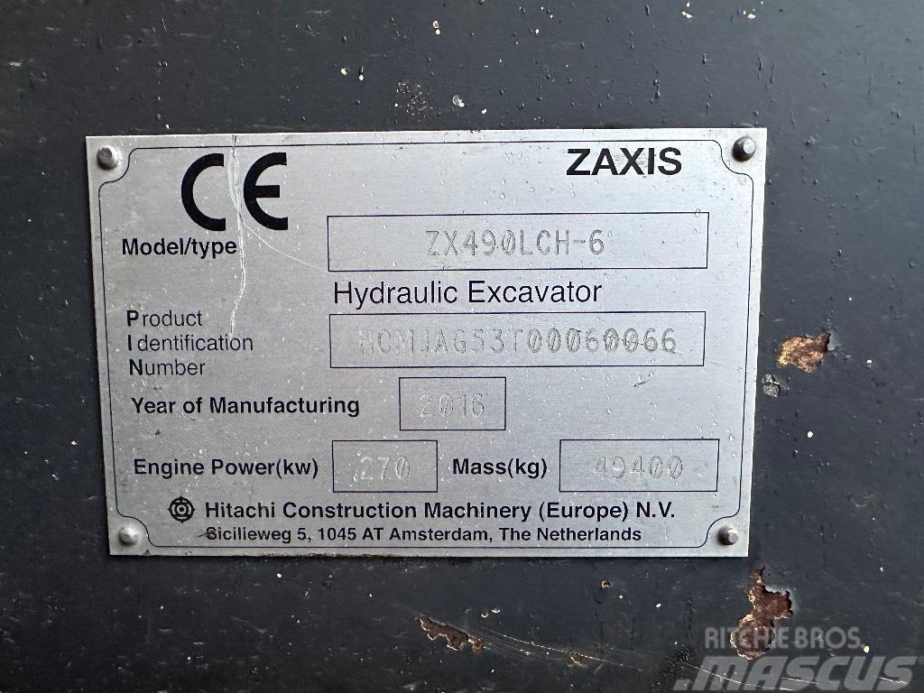 Hitachi ZX 490 LCH Bandgrävare