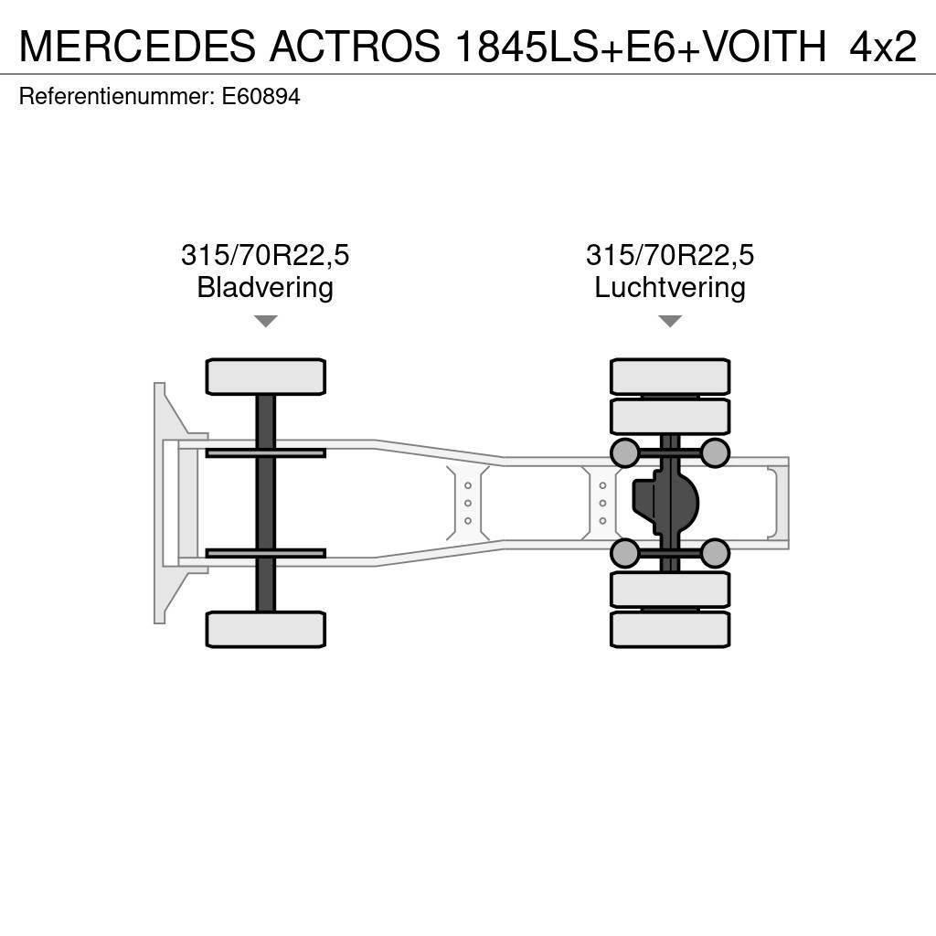 Mercedes-Benz ACTROS 1845LS+E6+VOITH Dragbilar