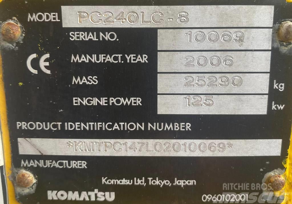 Komatsu PC 240 LC-8 Bandgrävare