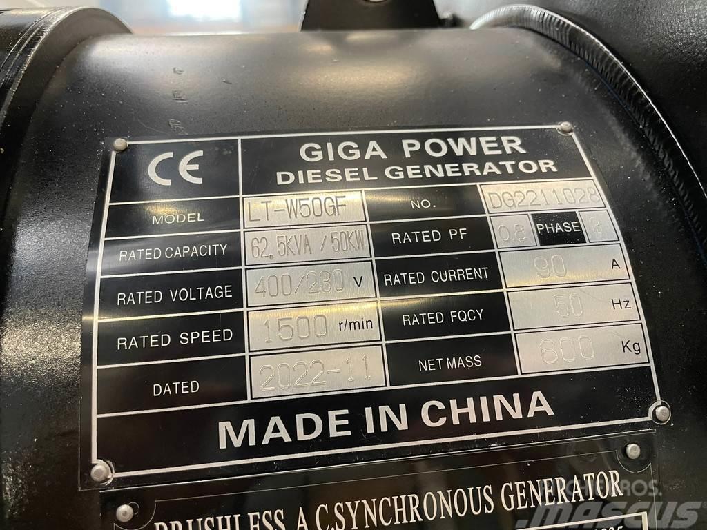  Giga power 62.5KVA Open generator set - LT-W50-GF Övriga generatorer