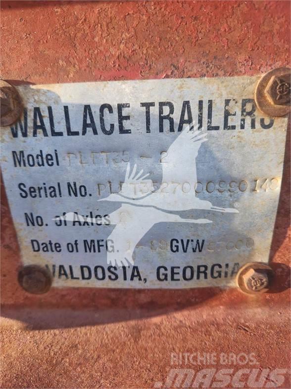  WALLACE PLPT35-2 Låg lastande semi trailer