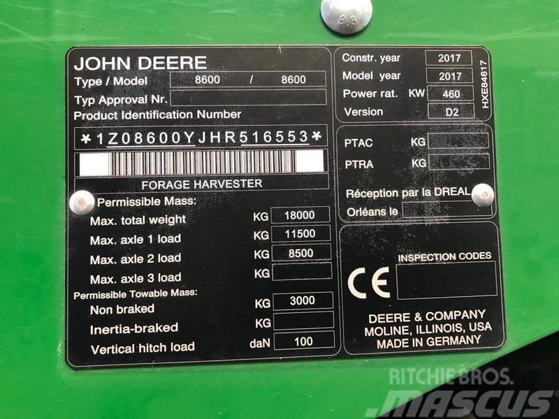 John Deere 8600 inklusive Garantie, inklusive Zinssubventioni Övriga lantbruksmaskiner