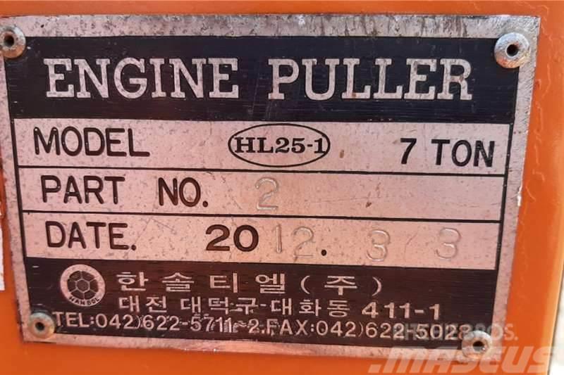  Engine Puller 7 Ton Machine For Overhead Stringing Övriga bilar