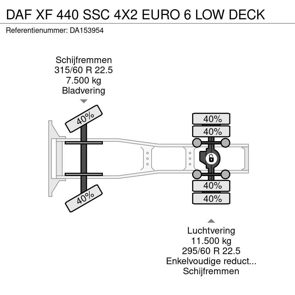 DAF XF 440 SSC 4X2 EURO 6 LOW DECK Dragbilar