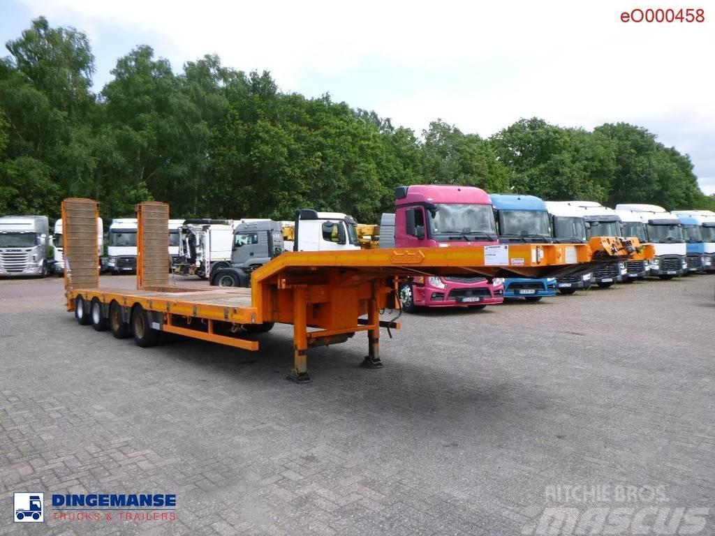 Nooteboom 4-axle lowbed trailer OSD-73-04 Låg lastande semi trailer