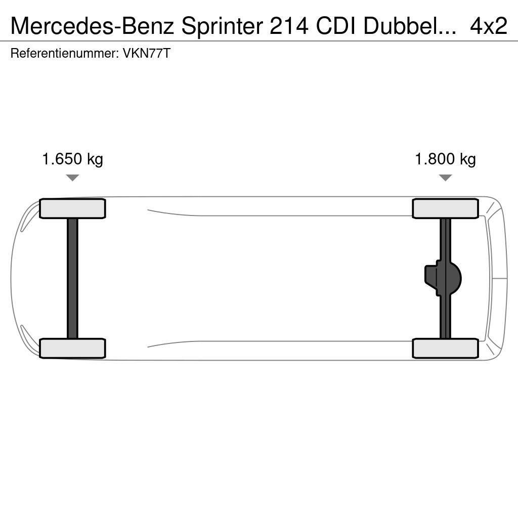 Mercedes-Benz Sprinter 214 CDI Dubbel cabine, Airco!!157dkm!!6P! Lätta lastbilar