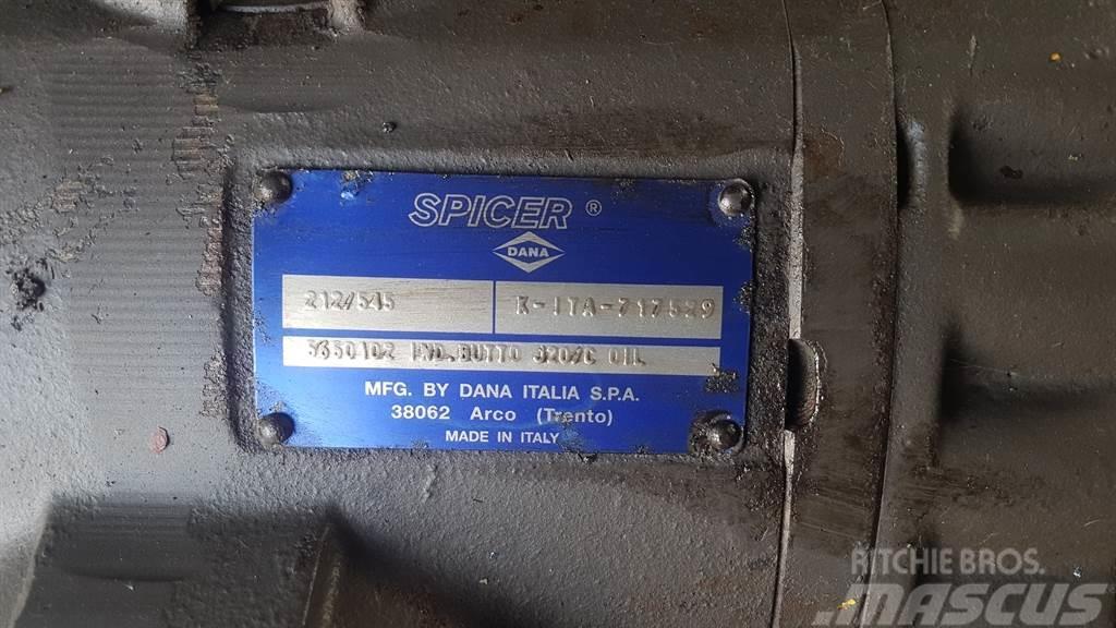 Spicer Dana 212/545 - Mecalac 714 MW - Axle Hjulaxlar