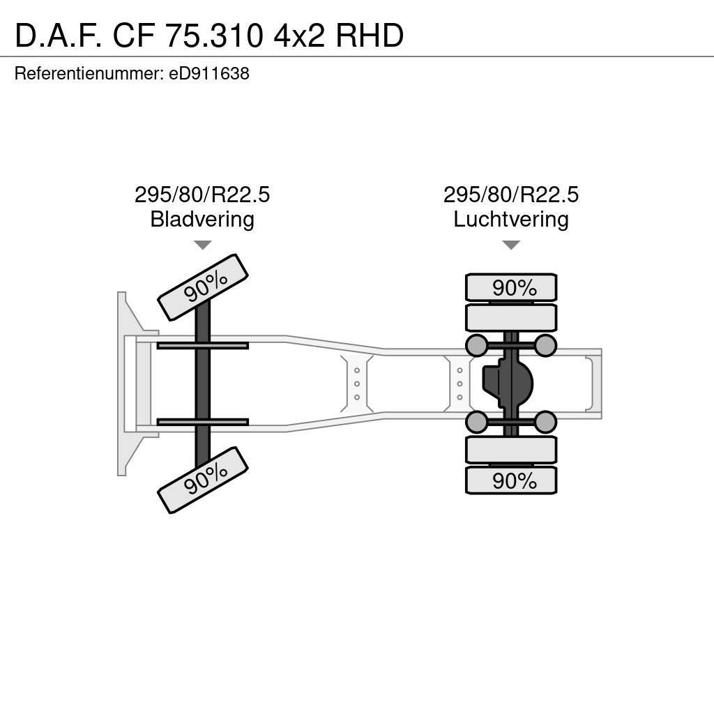 DAF CF 75.310 4x2 RHD Dragbilar