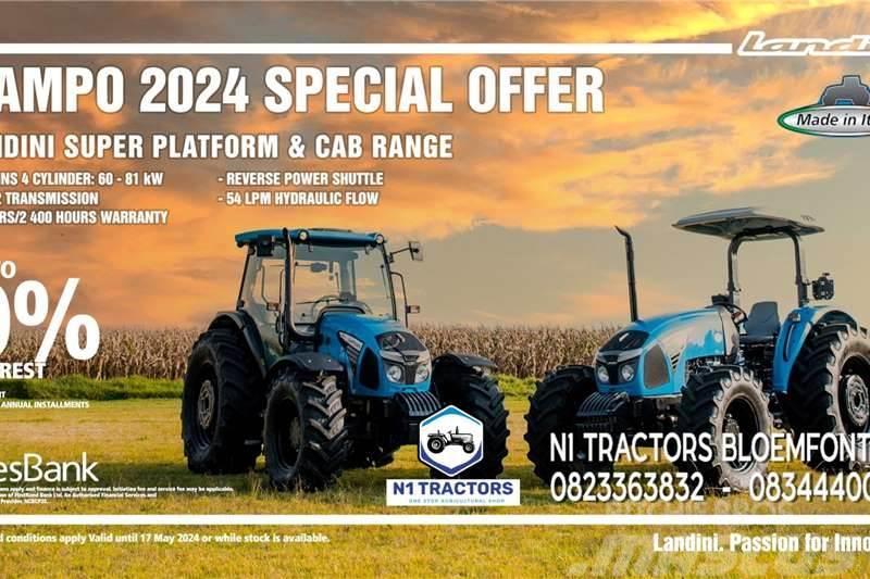 Landini NAMPO 2024 SPECIAL LANDINI SUPER PLATFORM AND CAB Traktorer