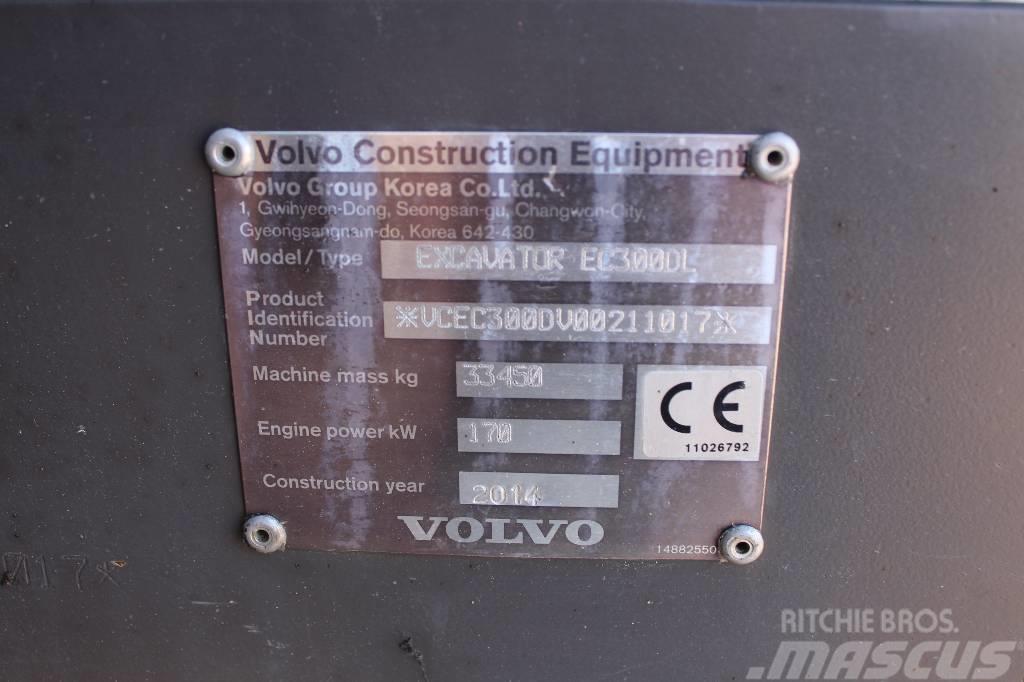 Volvo EC 300 D L / Pyörittäjä, Leica 3D, Kuokkakauha, YM Bandgrävare
