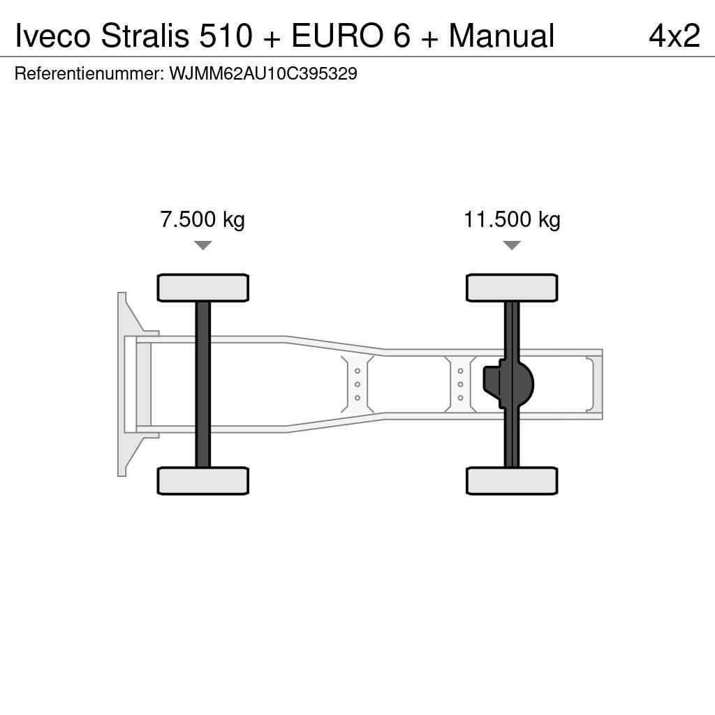 Iveco Stralis 510 + EURO 6 + Manual Dragbilar