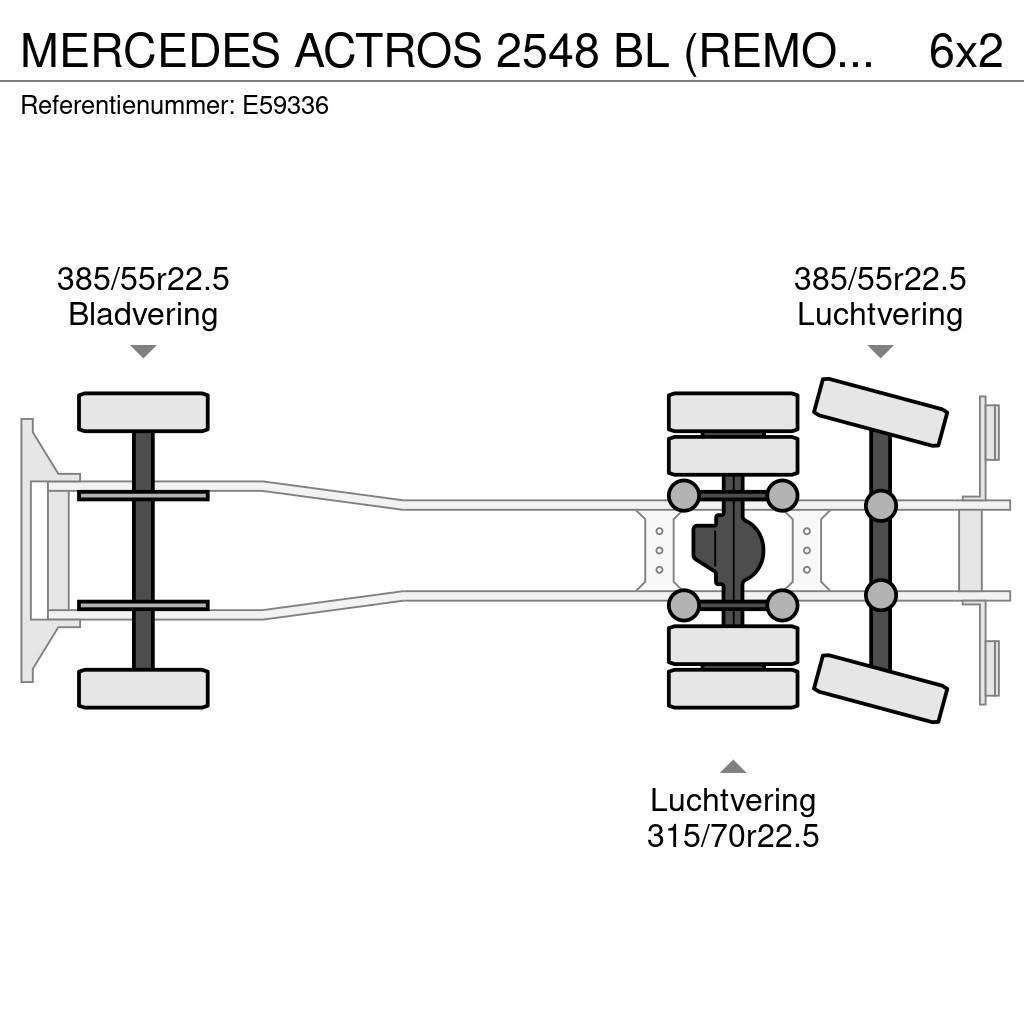 Mercedes-Benz ACTROS 2548 BL (REMORQUE:+6.000€) Kapellbil
