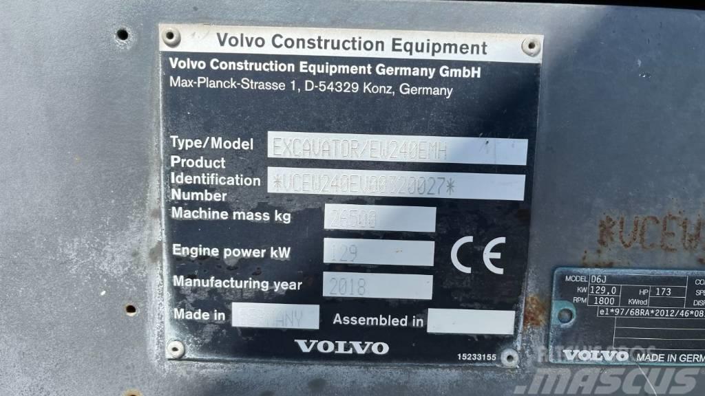 Volvo EW240EMH Avfalls / industri hantering
