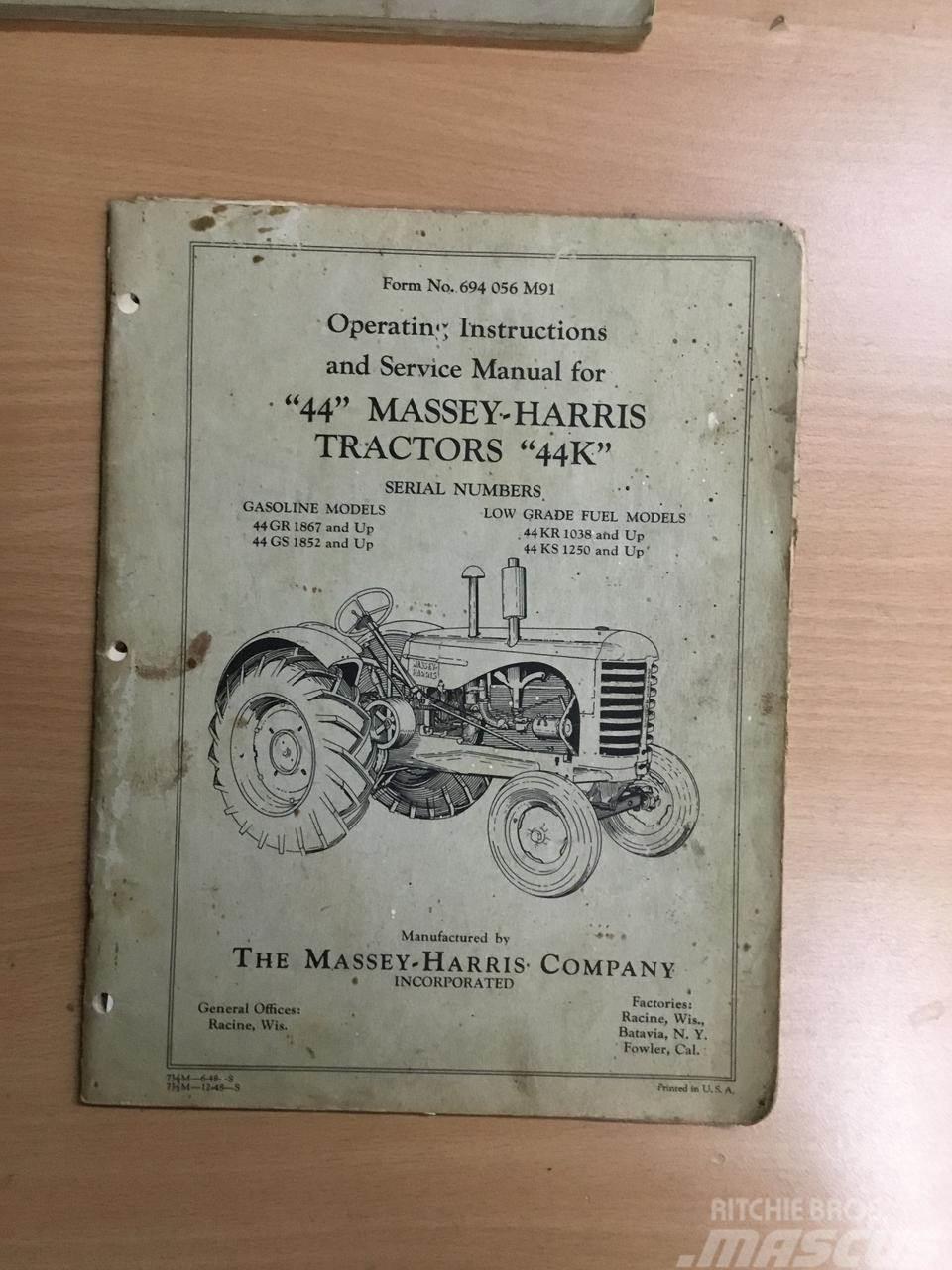 Massey Ferguson Parts list - manual Övriga lantbruksmaskiner