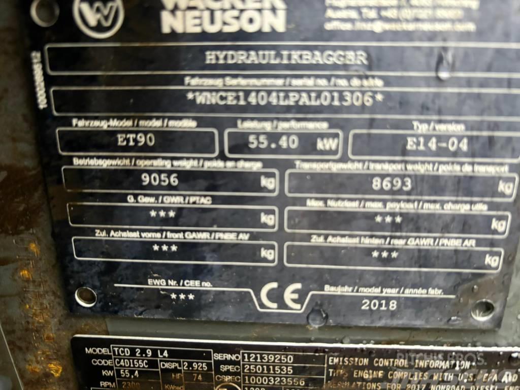 Neuson ET90 *Powertilt Midigrävmaskiner 7t - 12t