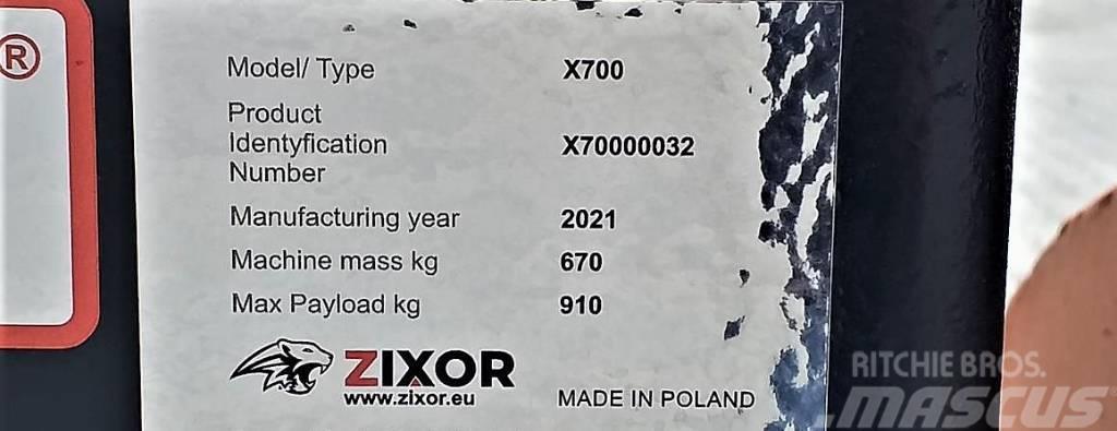  ŁYŻKA PRZESIEWAJĄCA HYDRAULICZNIE ZIXOR X700 Siktskopor